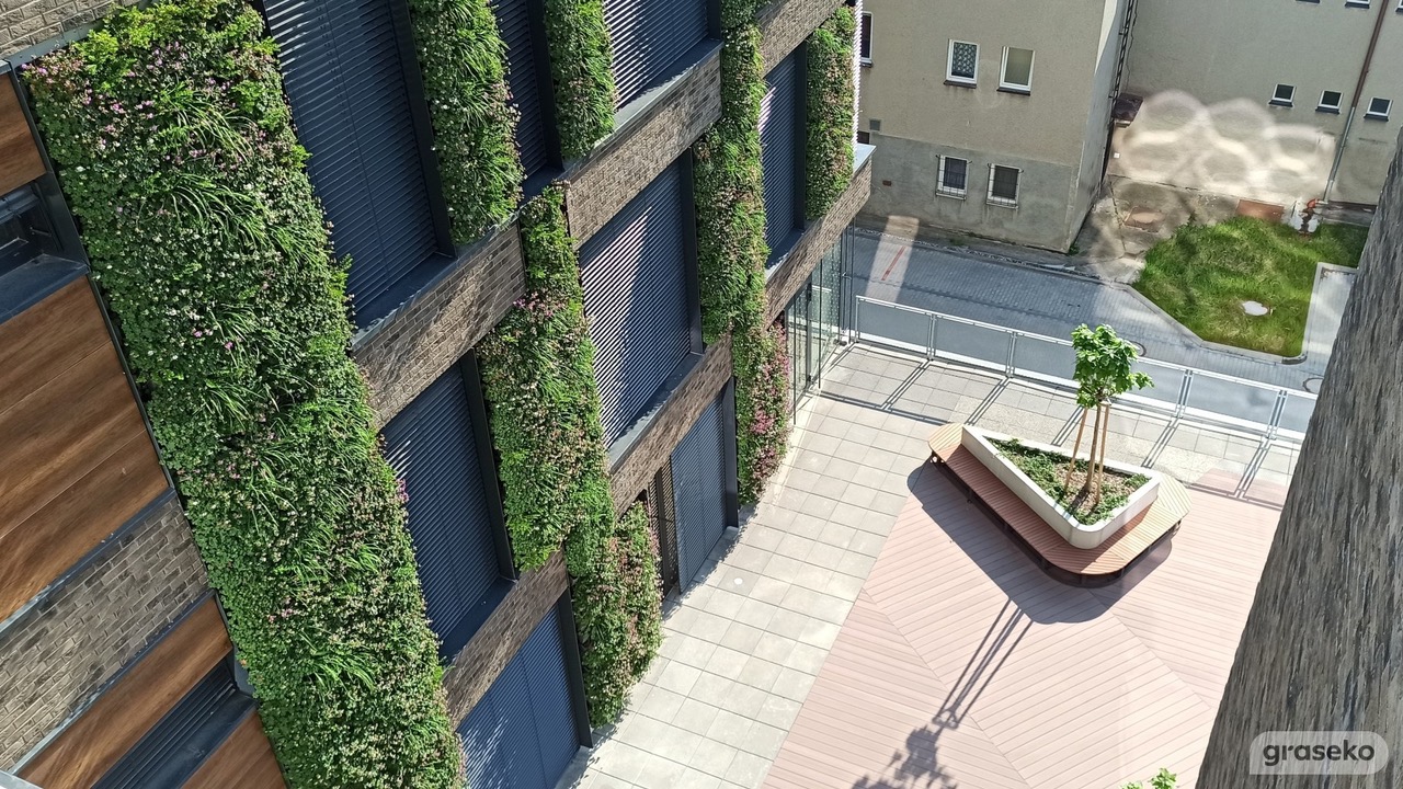 Zelená fasáda - Živá stěna Graseko_48_Realizace